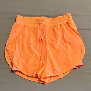 BuffBunny Bright Orange Athletic Shorts